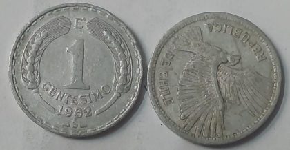 CHILE 1 CENT  Coin 1962 (USED)