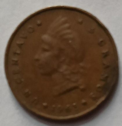 Dominican Republic 1 Centavo Coin 1963 (used)