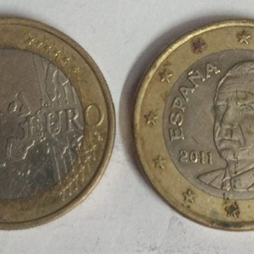 1 EURO  Espana Coin 2011 (used)