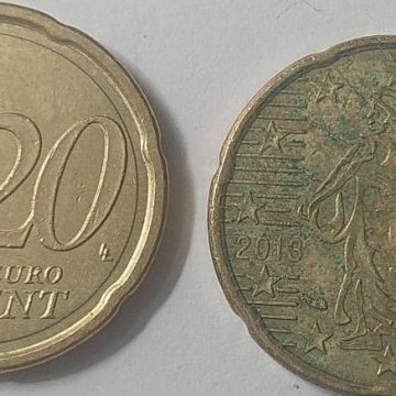 20 EURO Cent Coin 2013 (used)