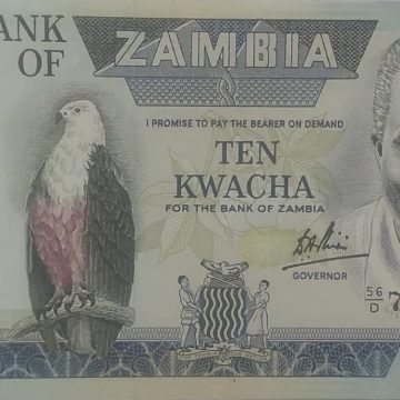 ZAMBIA Currency 10 Kwacha (UNC)