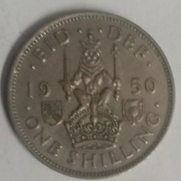 Francs One Shilling  Coin 1950 (used)