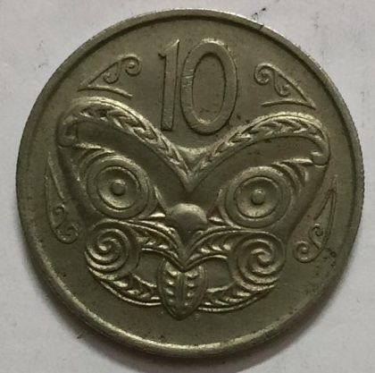 New zealand 10 cent Coin 1976 (Used)