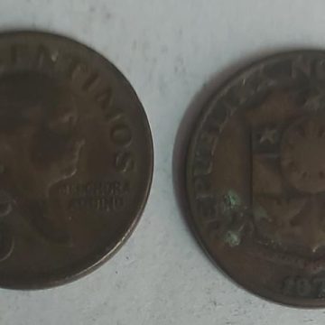 PHILIPPINES  5 SENTIMOS 1974 Coin (used)