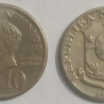 PHILIPPINES 10 CENTIMOS Coin 1974(used)
