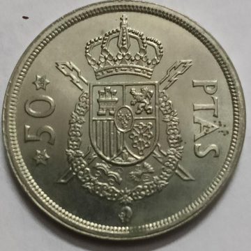 Spain 5 Pesetas Coin  1975( UNC)