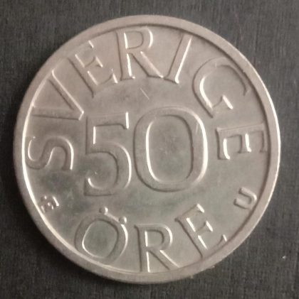 SWEDEN 50 ORE 1978 Coin(used) - Image 2