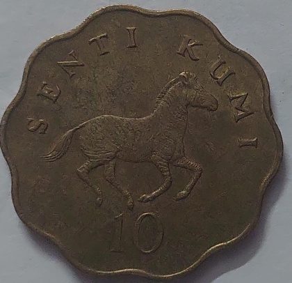 TANZANIA 10 Senti Coin 1977 (used) - Image 2