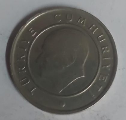 TURKEY 25 KURUS Coin 2009  (used) - Image 2
