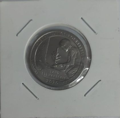 2020 - Brilliant Uncirculated Land Stewardship National Park Quarter Coin - Image 2