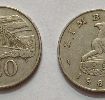 ZIMBABWE 20 CENT 1983Coin(USED)