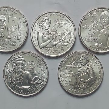 American Women Quarter Dollar Set OF 5 Coins 'D' MINT - 2024