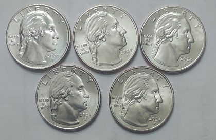 American Women Quarter Dollar Set OF 5 Coins 'P' MINT - 2024 - Image 2
