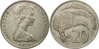 NEW ZELAND_20 cent 1975