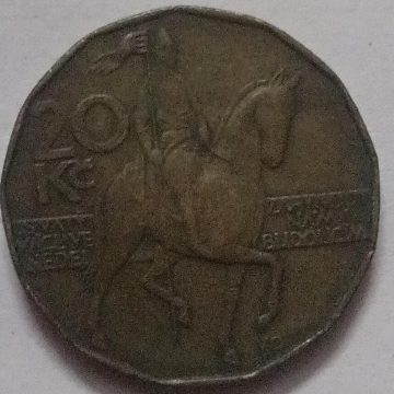 Czech Republic 20 Koruna 1993 (used)