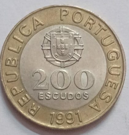 ESCUDOS 200 Portugal 1991 (USED)