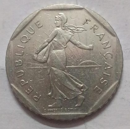 2 Franc 1982 Liberte Egalite Fraternite(used) - Image 2