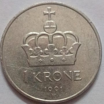 NORWAY_1 KRONE_1991 (used)