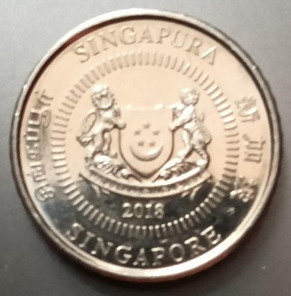 50 Cents 2018  Majulah Singapora/ Singapore (unc) - Image 2