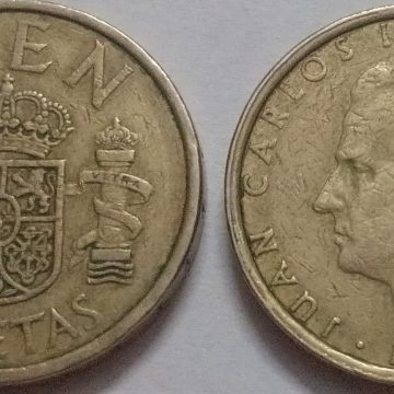 Spain 100 Pesetas Coin 1985(Used)