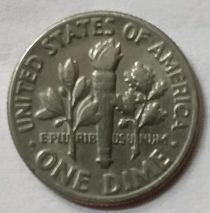 U.S.A. 1-DIME 1972 (Used) - Image 2