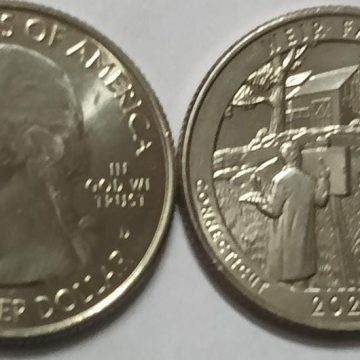2020 - Brilliant Uncirculated A  National Park For ART  Quarter Coin