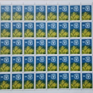 World Food Day. Food, Grain, Emblem,Rs. 1- MNH (Stamp Full Sheets - 40stamps)