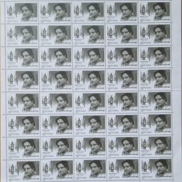 Bellary Raghava. Personality, Cinema, Playwright, Thespian, Film Actor, Stage, 35 P- MNH (Stamp Full Sheets - 40stamps)