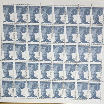 Kashi Prasad Jayaswal?Personality, Historian, Lawyer, Numismatist, Coin, 35  P - MNH (Stamp Full Sheets - 40stamps)