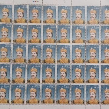 Lal Pratap Singh Personality  Rs.5- MNH (Stamp Full Sheets -40stamps)